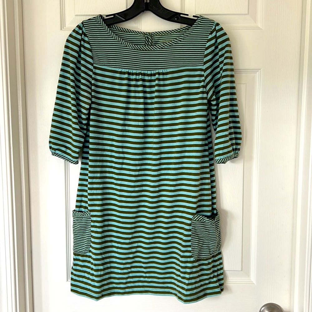 Olive and Aqua Tunic